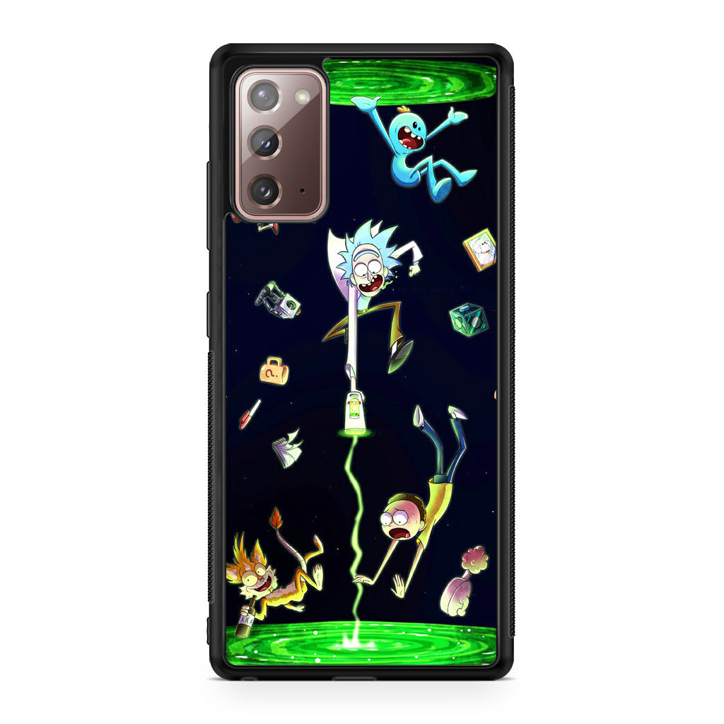 Rick And Morty Portal Fall Galaxy Note 20 Case