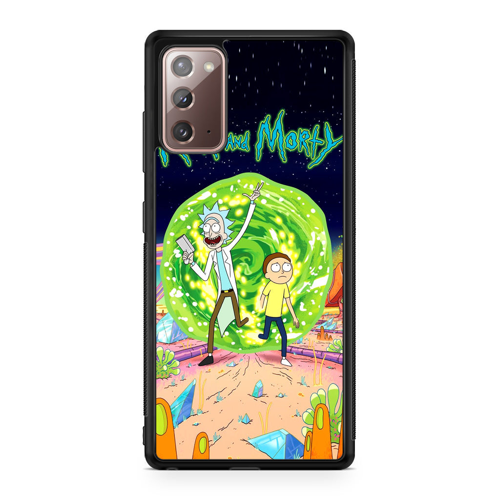 Rick And Morty Portal Gun Galaxy Note 20 Case