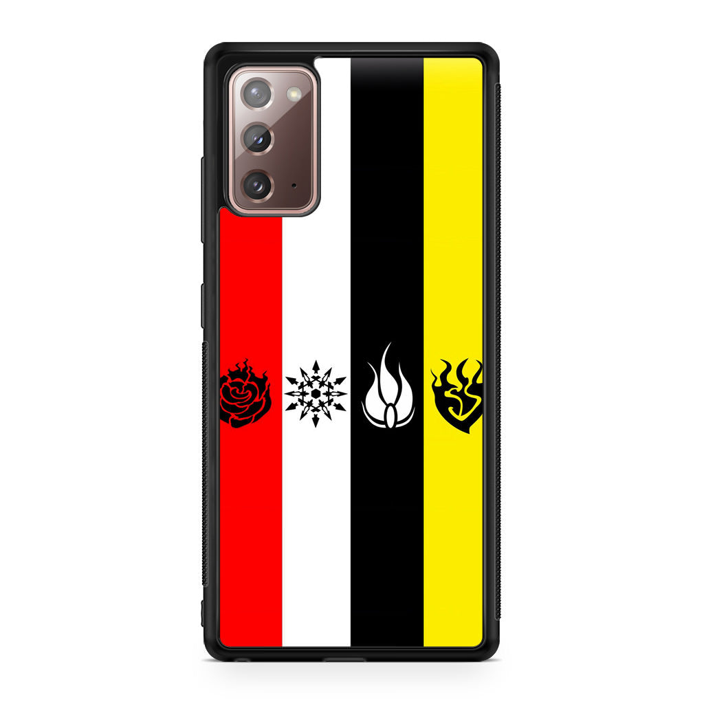 RWBY All Symbols Galaxy Note 20 Case