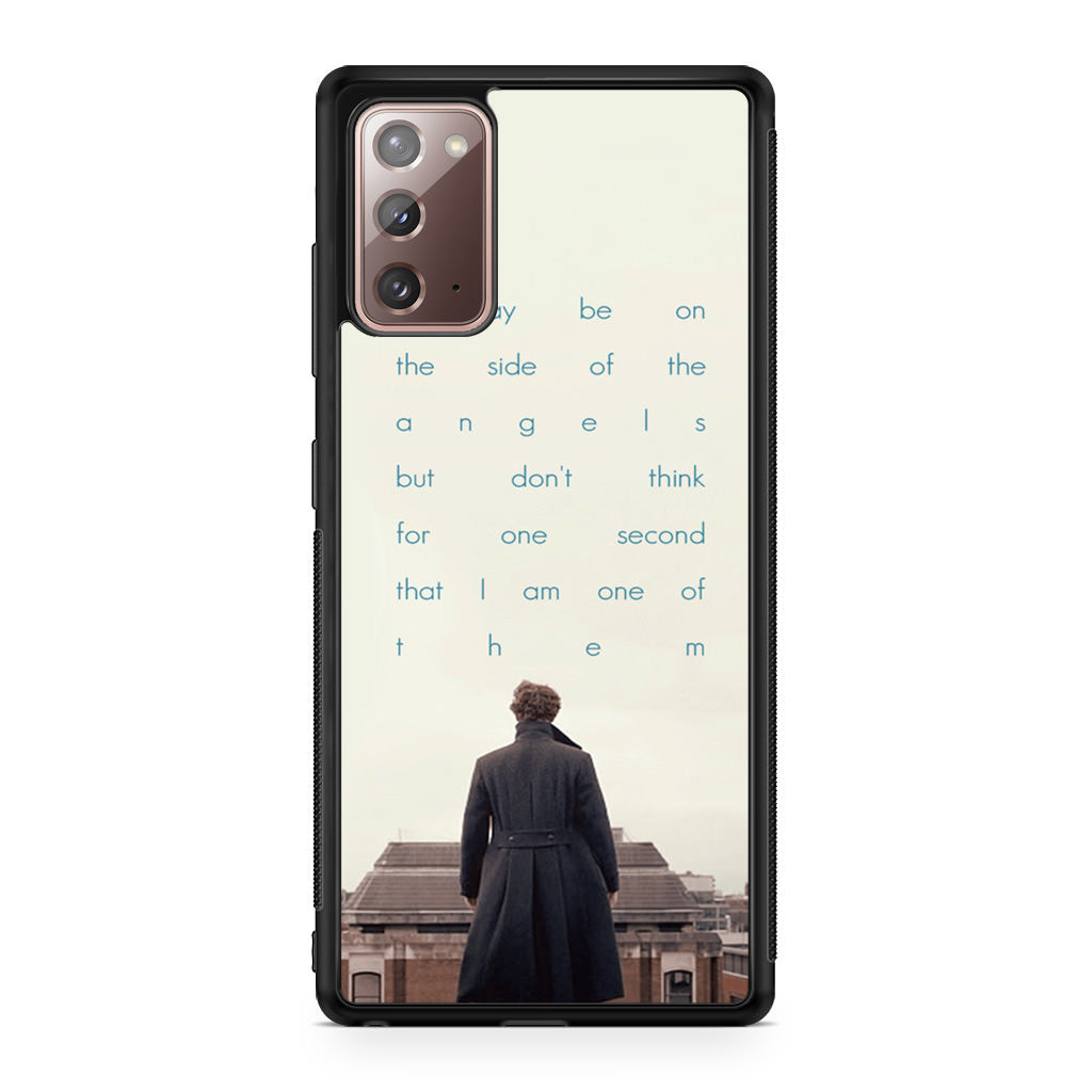 Sherlock Holmes Quote Galaxy Note 20 Case