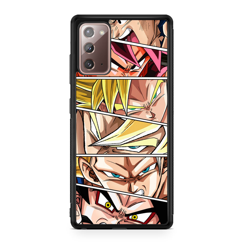 Son Goku Forms Galaxy Note 20 Case