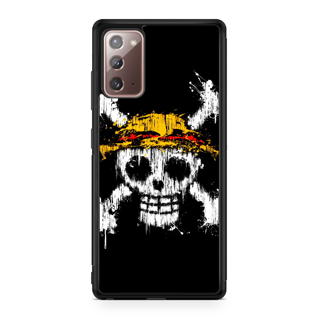 Straw Hat Pirate Logo Paint Galaxy Note 20 Case