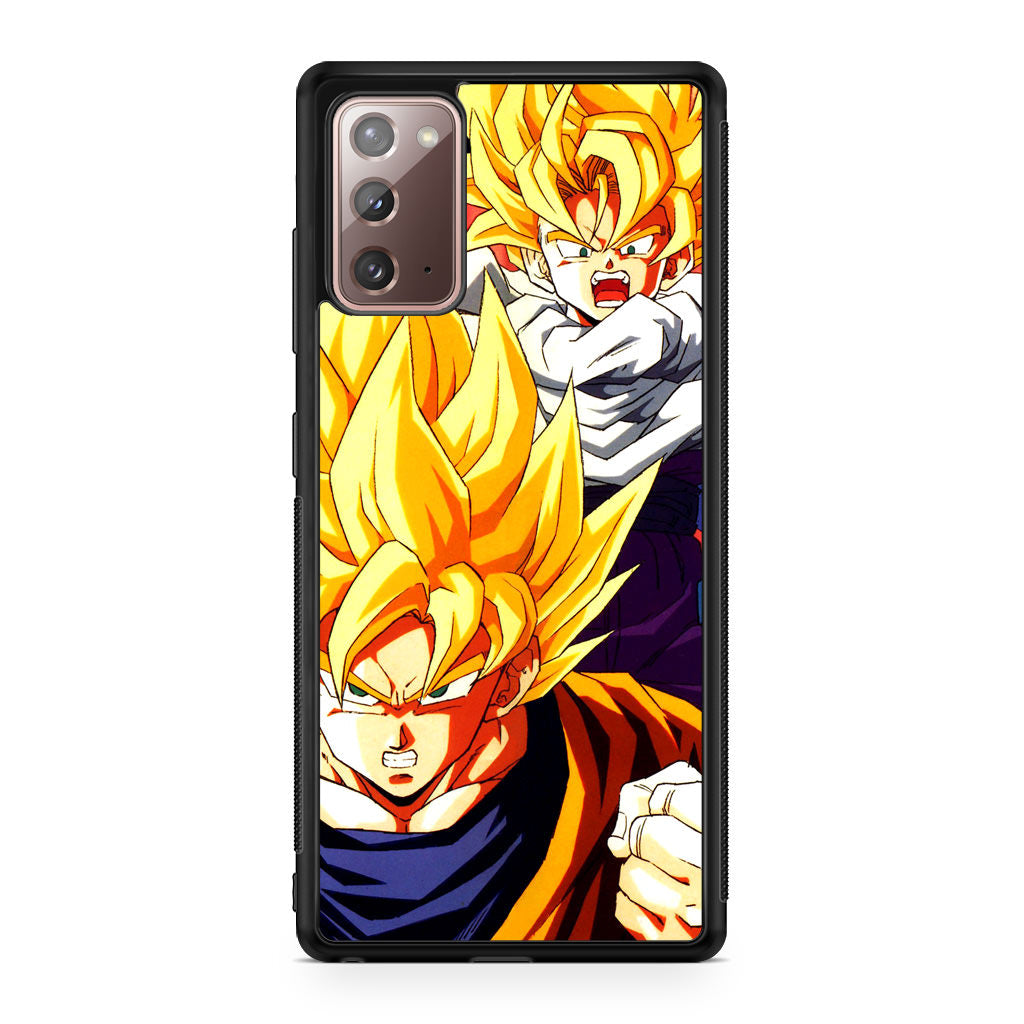 Super Saiyan Goku And Gohan Galaxy Note 20 Case