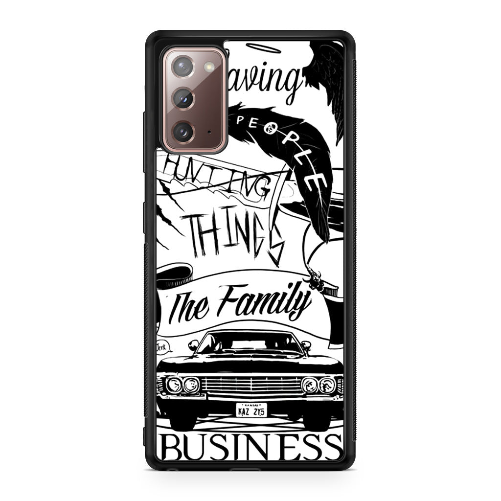 Supernatural Family Business Saving People Galaxy Note 20 Case