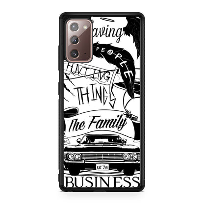 Supernatural Family Business Saving People Galaxy Note 20 Case