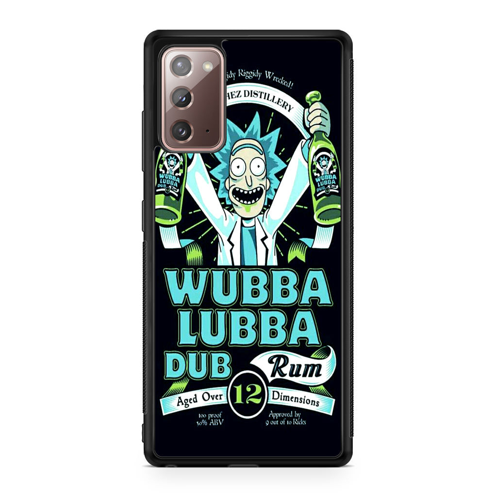 Wubba Lubba Dub Rum Galaxy Note 20 Case