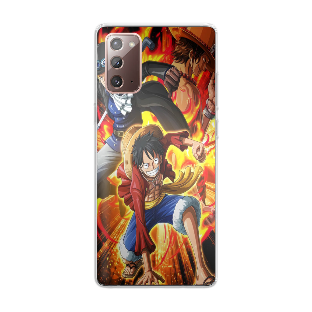 Ace Sabo Luffy Brotherhood Galaxy Note 20 Case