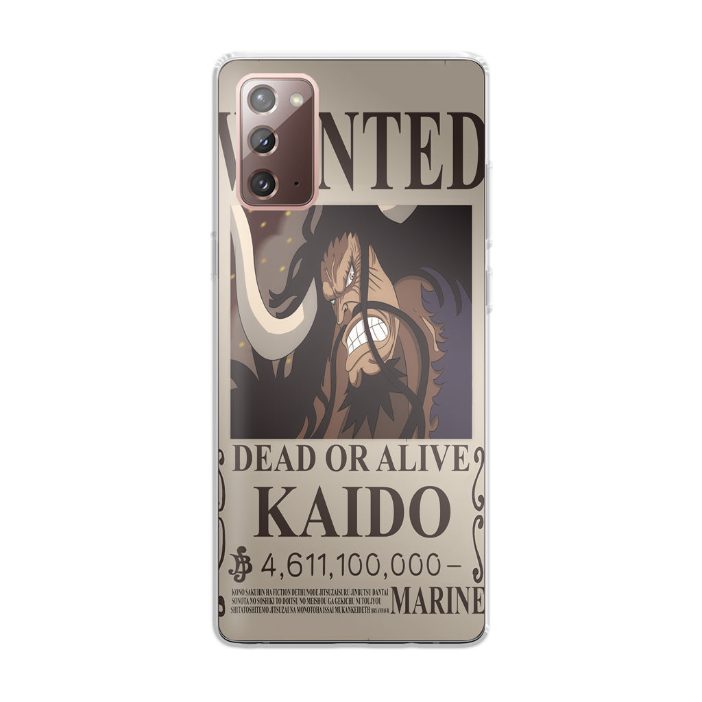 Kaido Bounty Galaxy Note 20 Case
