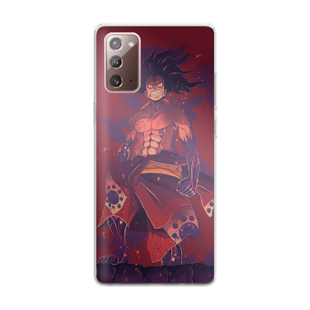 Luffy Snake Man Art Galaxy Note 20 Case