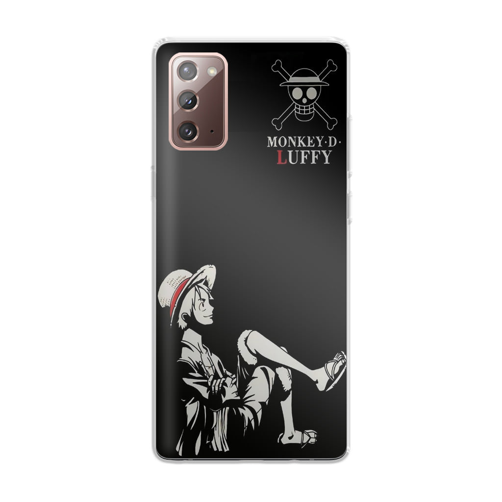 Monkey D Luffy Black And White Galaxy Note 20 Case