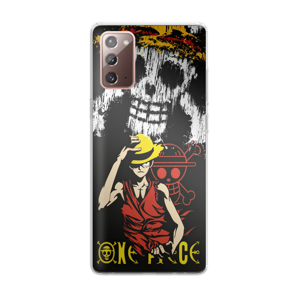 Monkey D Luffy Paint Art Galaxy Note 20 Case