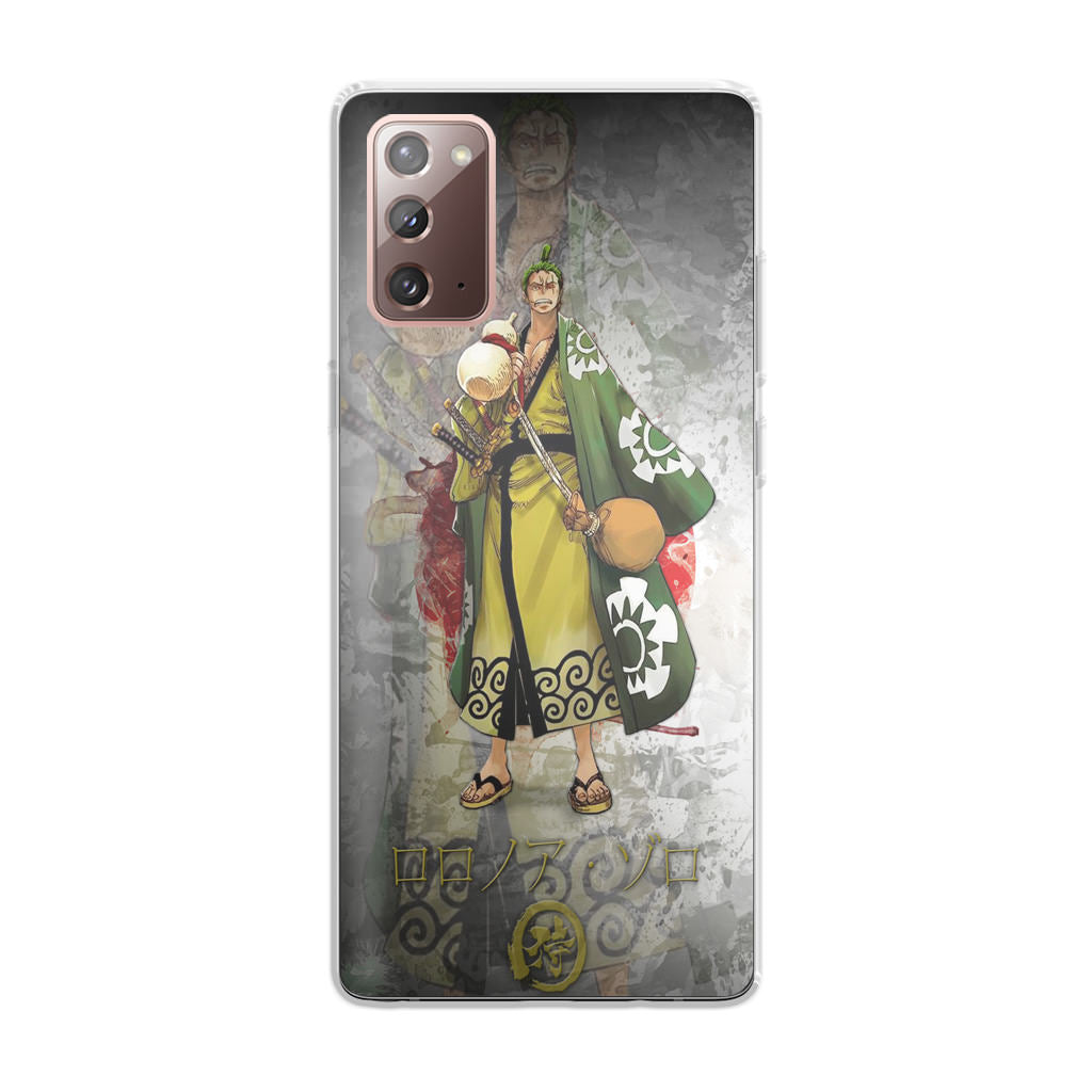 Roronoa Zoro Arc Wano Galaxy Note 20 Case