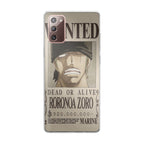 Roronoa Zoro Bounty Galaxy Note 20 Case