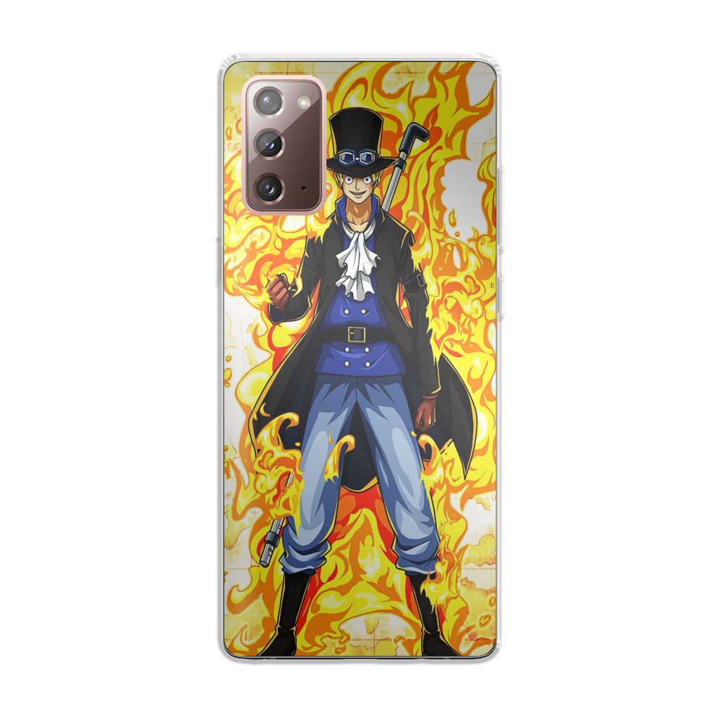 Sabo Mera Mera No Mi Galaxy Note 20 Case
