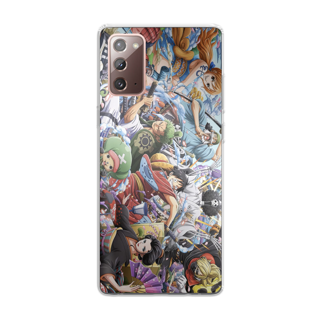 Straw Hat Pirates Arc Wano Galaxy Note 20 Case