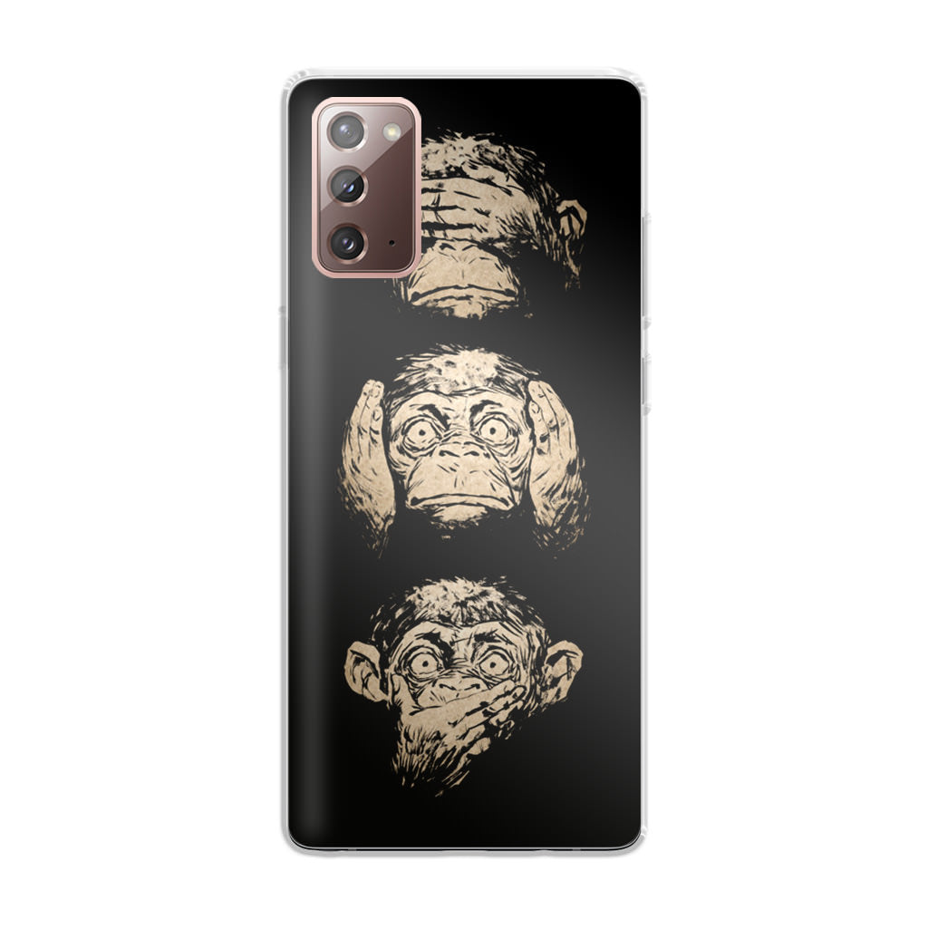 3 Wise Monkey Galaxy Note 20 Case