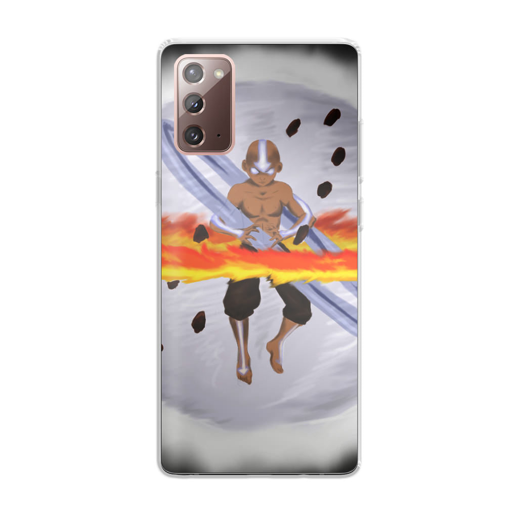 Avatar Aang Controls Four Elements Galaxy Note 20 Case