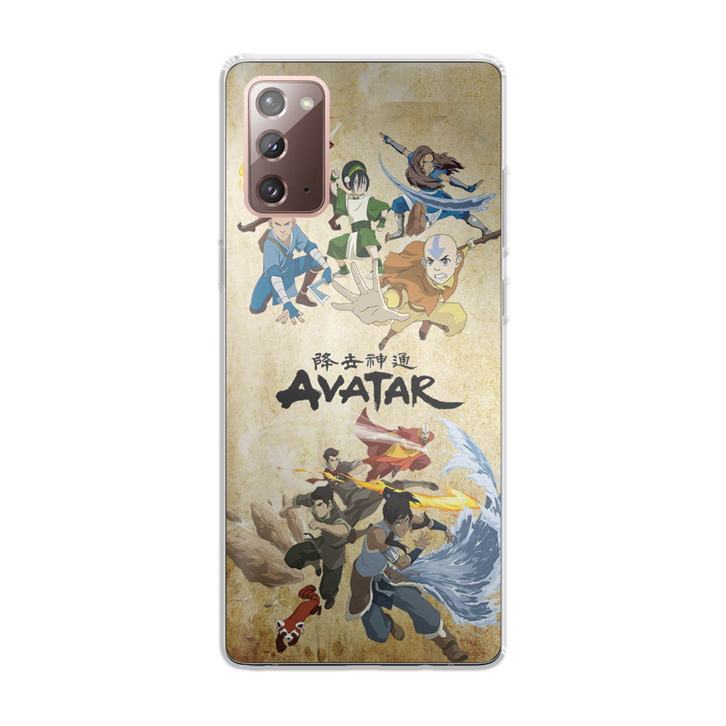 Avatar The Last Airbender & The Legend Of Korra Galaxy Note 20 Case