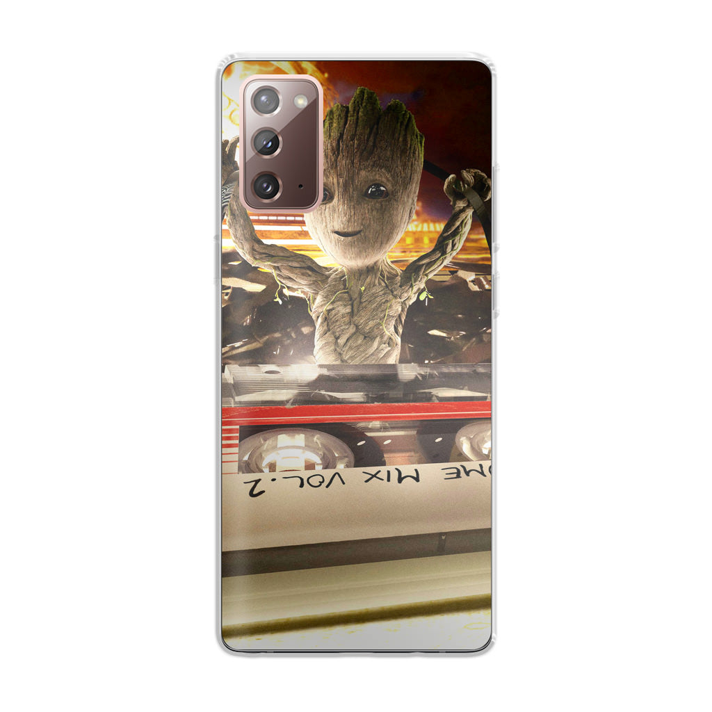 Baby Groot Mix Vol 2 Galaxy Note 20 Case