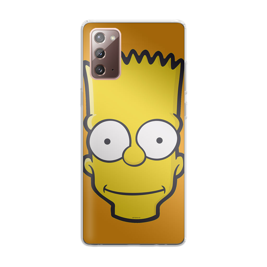 Bart Yellow Face Galaxy Note 20 Case