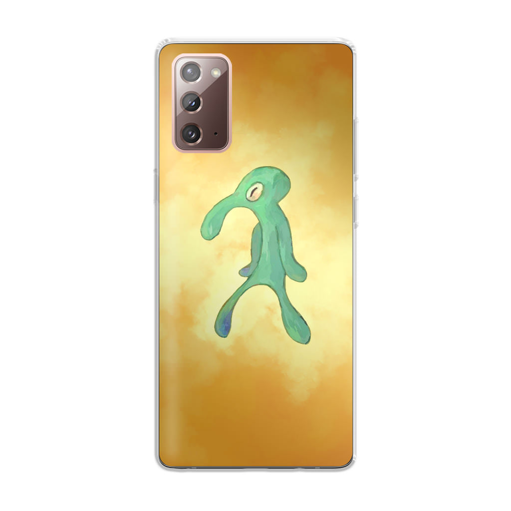 Bold and Brash Squidward Painting Galaxy Note 20 Case