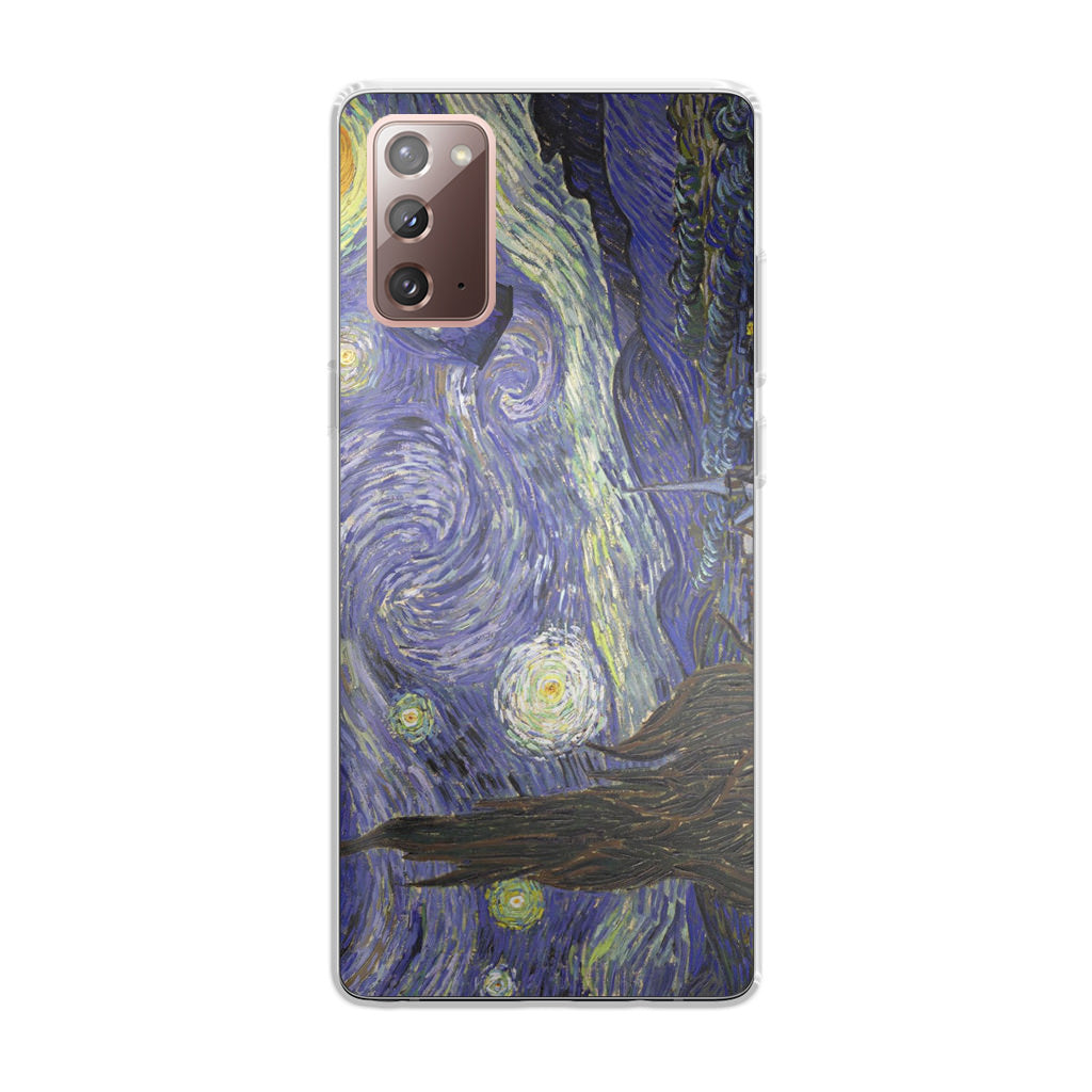 Dr Who Tardis In Van Gogh Starry Night Galaxy Note 20 Case