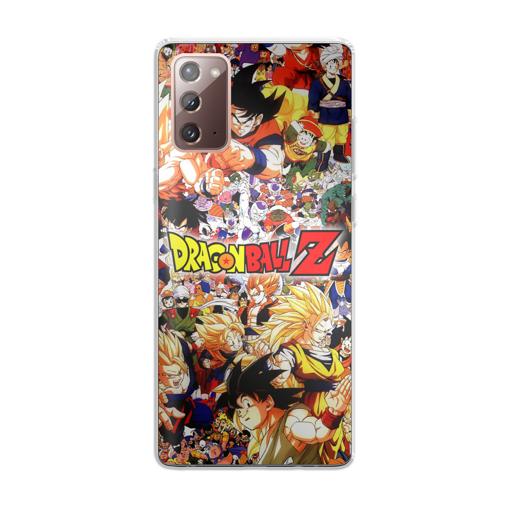 Dragon Ball Z All Characters Galaxy Note 20 Case