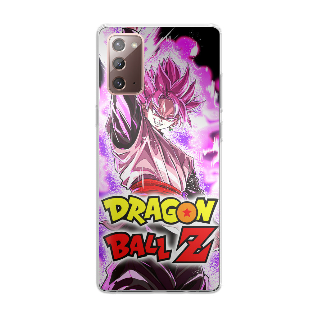 Dragon Ball Z Son Goku Black Rose Saiyan Galaxy Note 20 Case
