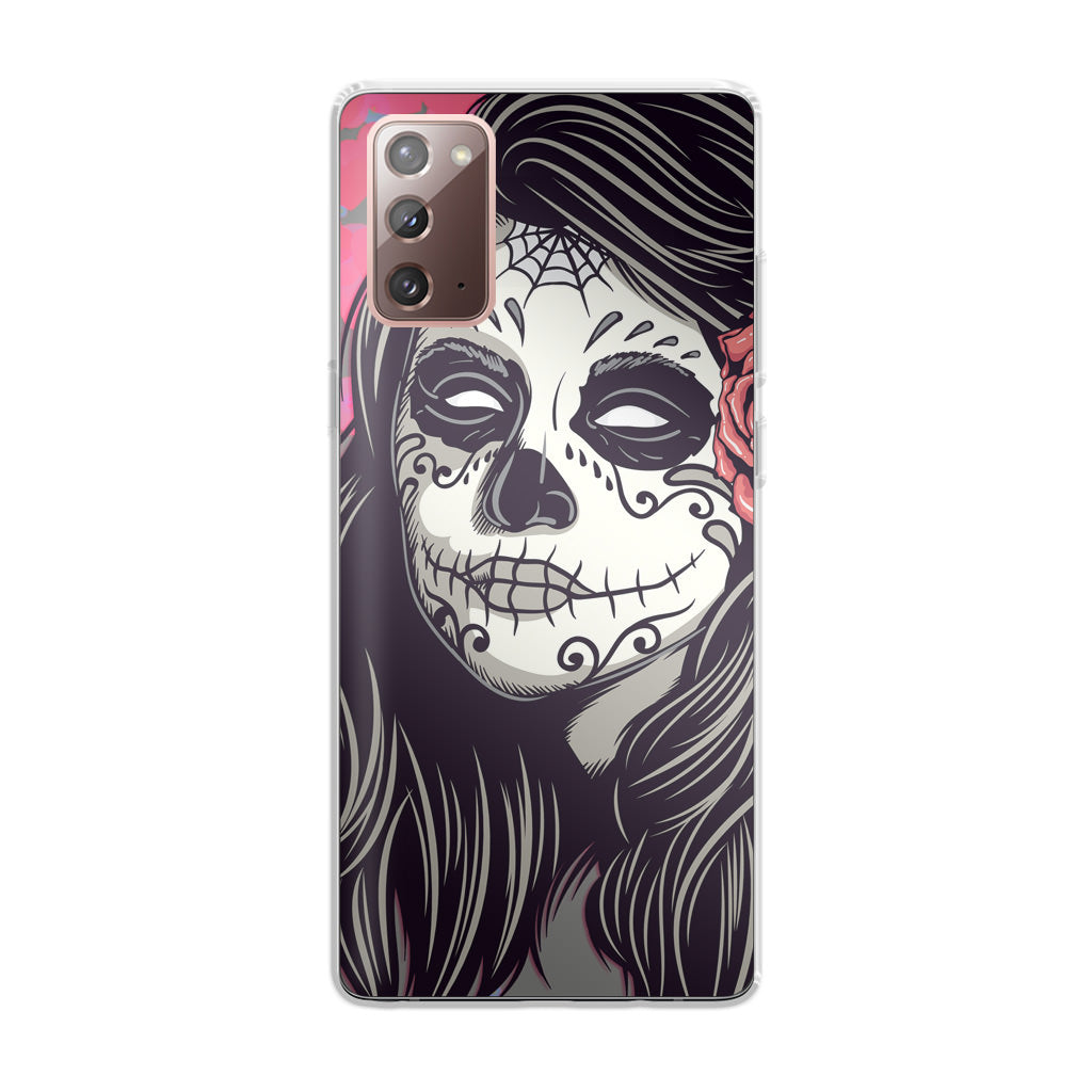 Girl Skull Flower Galaxy Note 20 Case