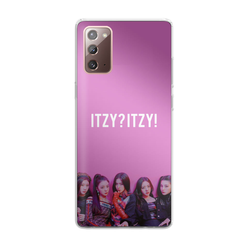 Itzy Poster Galaxy Note 20 Case