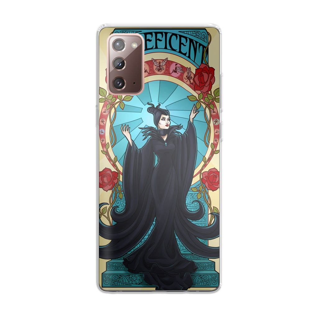 Maleficent With Flower Galaxy Note 20 Case