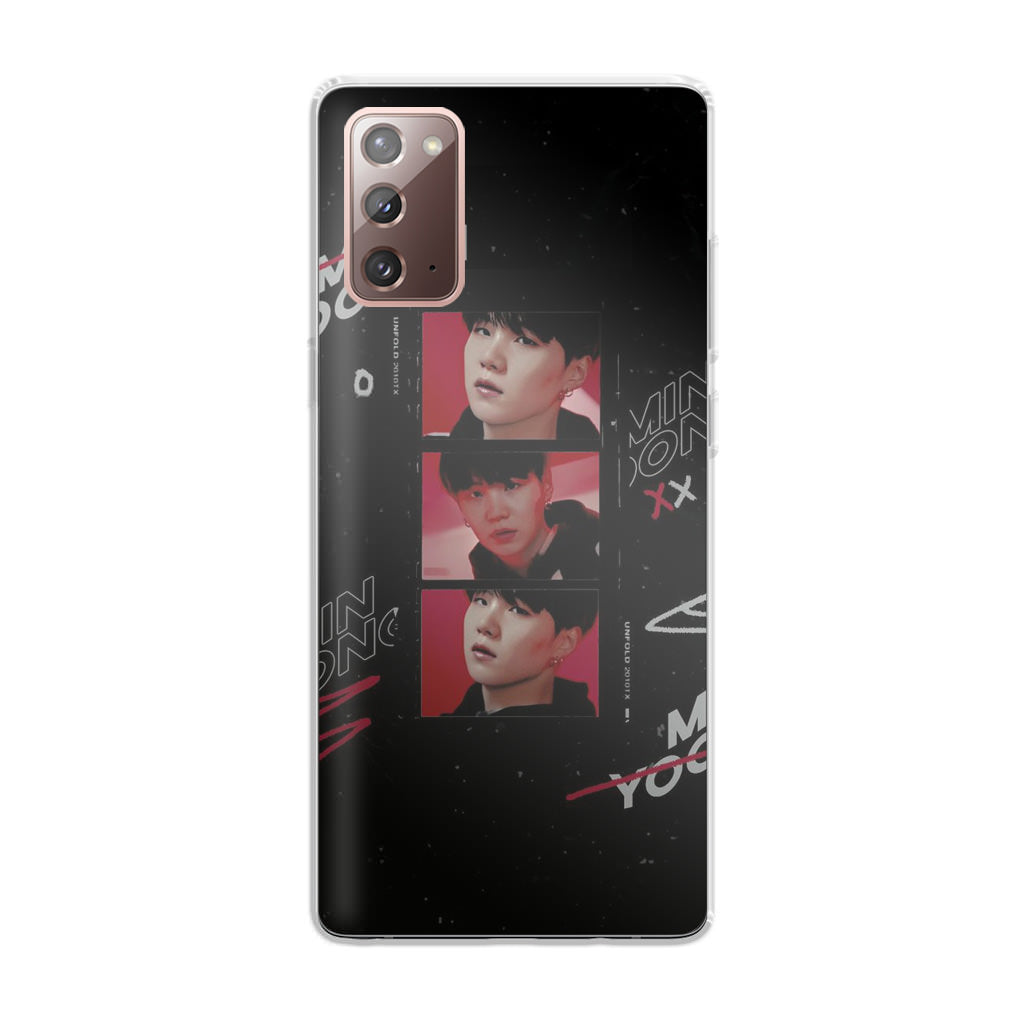 Min Yoongi Galaxy Note 20 Case