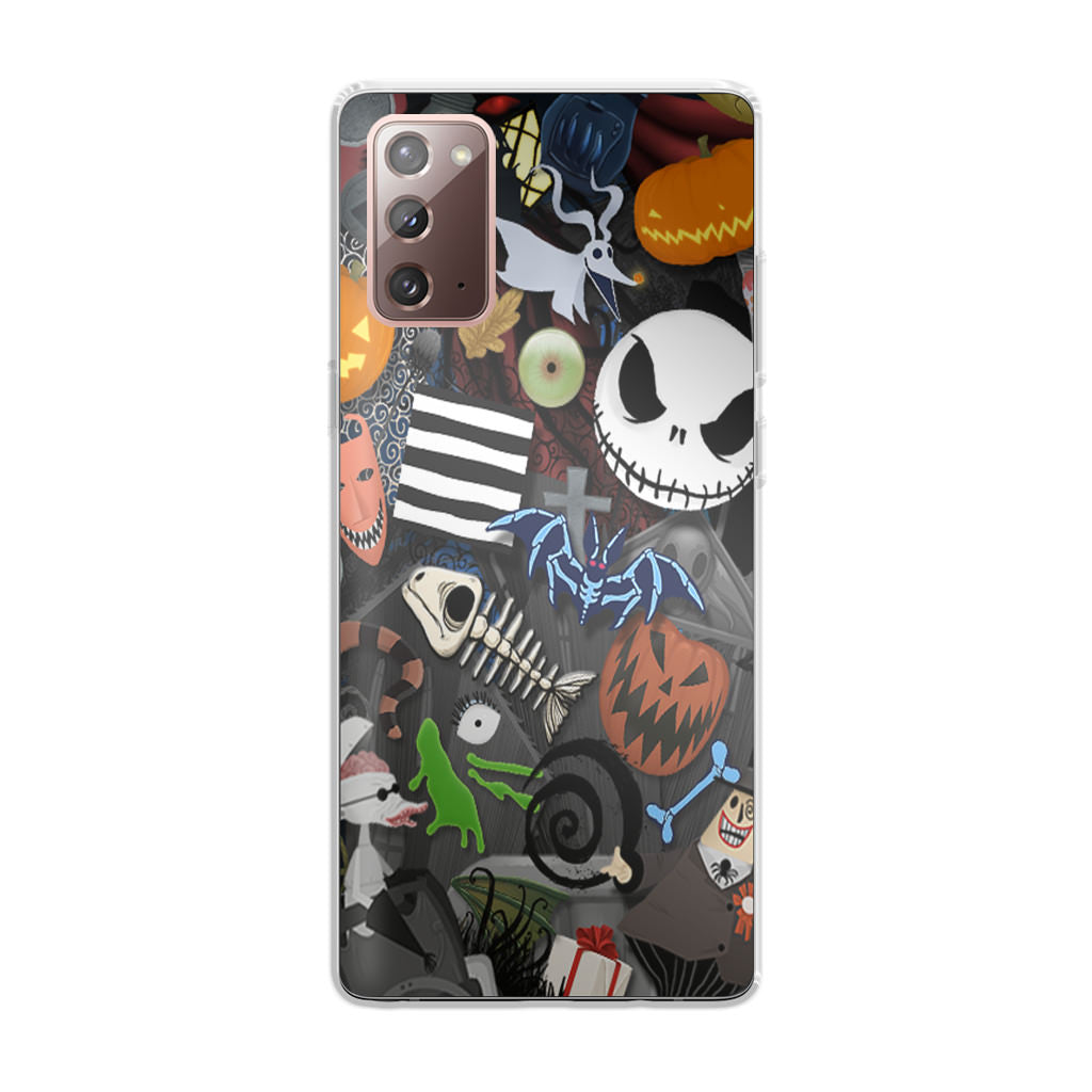 Nightmare Before Chrismast Collage Galaxy Note 20 Case