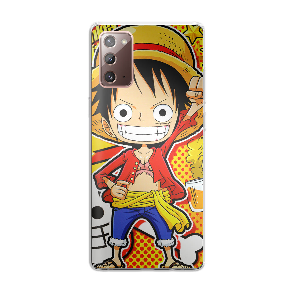 One Piece Cute Luffy Galaxy Note 20 Case