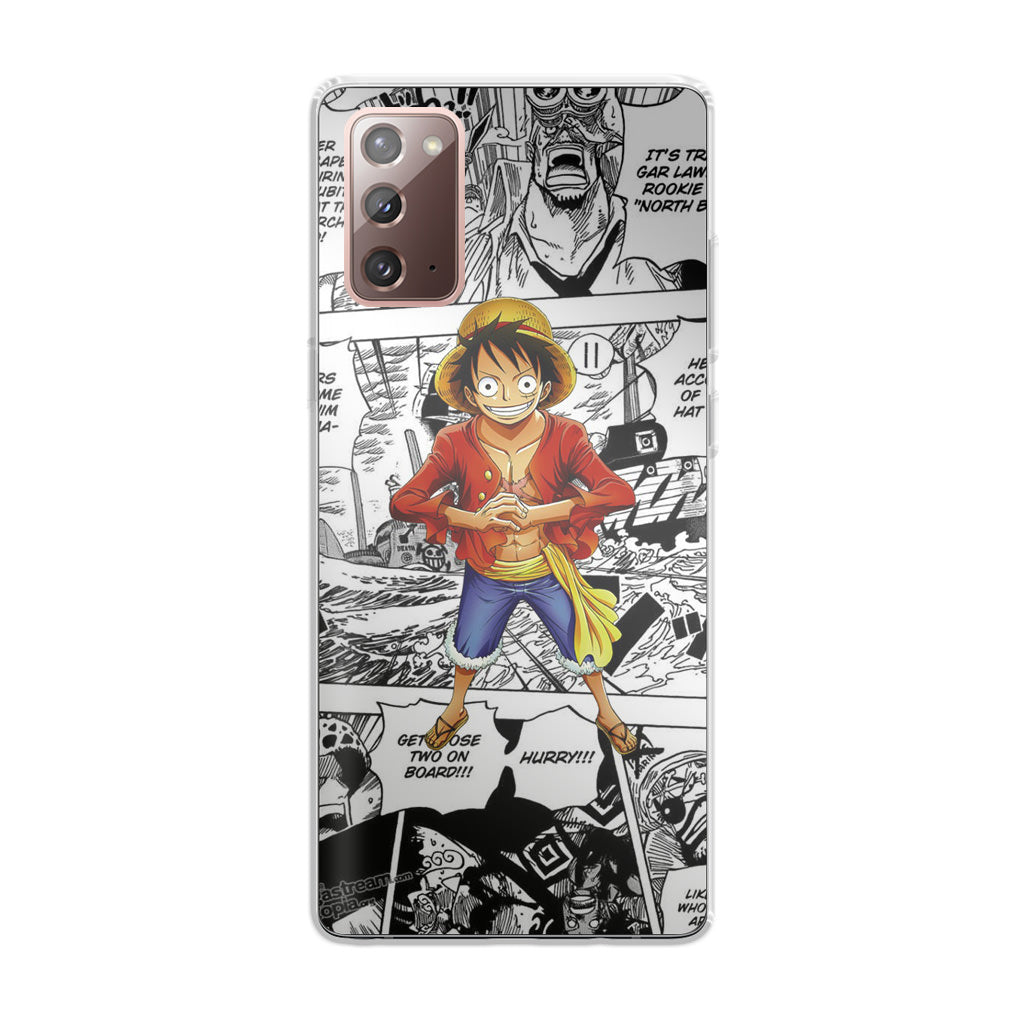 One Piece Luffy Comics Galaxy Note 20 Case