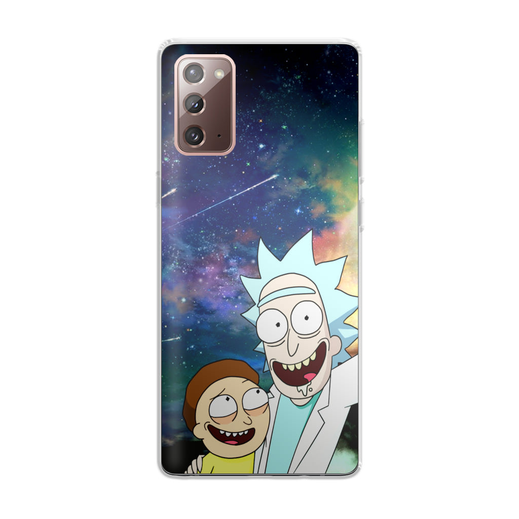Rick And Morty In The Space Galaxy Note 20 Case