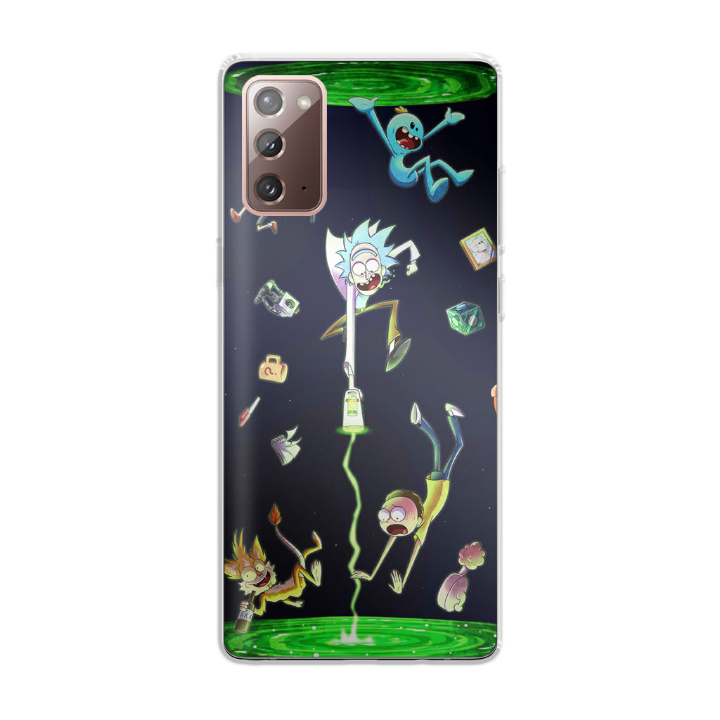 Rick And Morty Portal Fall Galaxy Note 20 Case