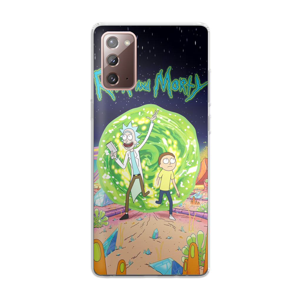 Rick And Morty Portal Gun Galaxy Note 20 Case
