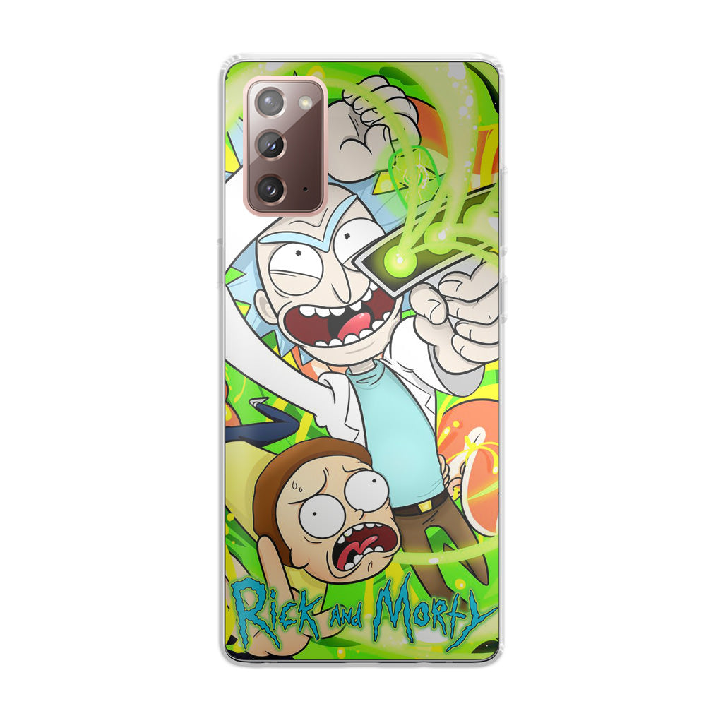 Rick And Morty Shoot Portal Gun Galaxy Note 20 Case