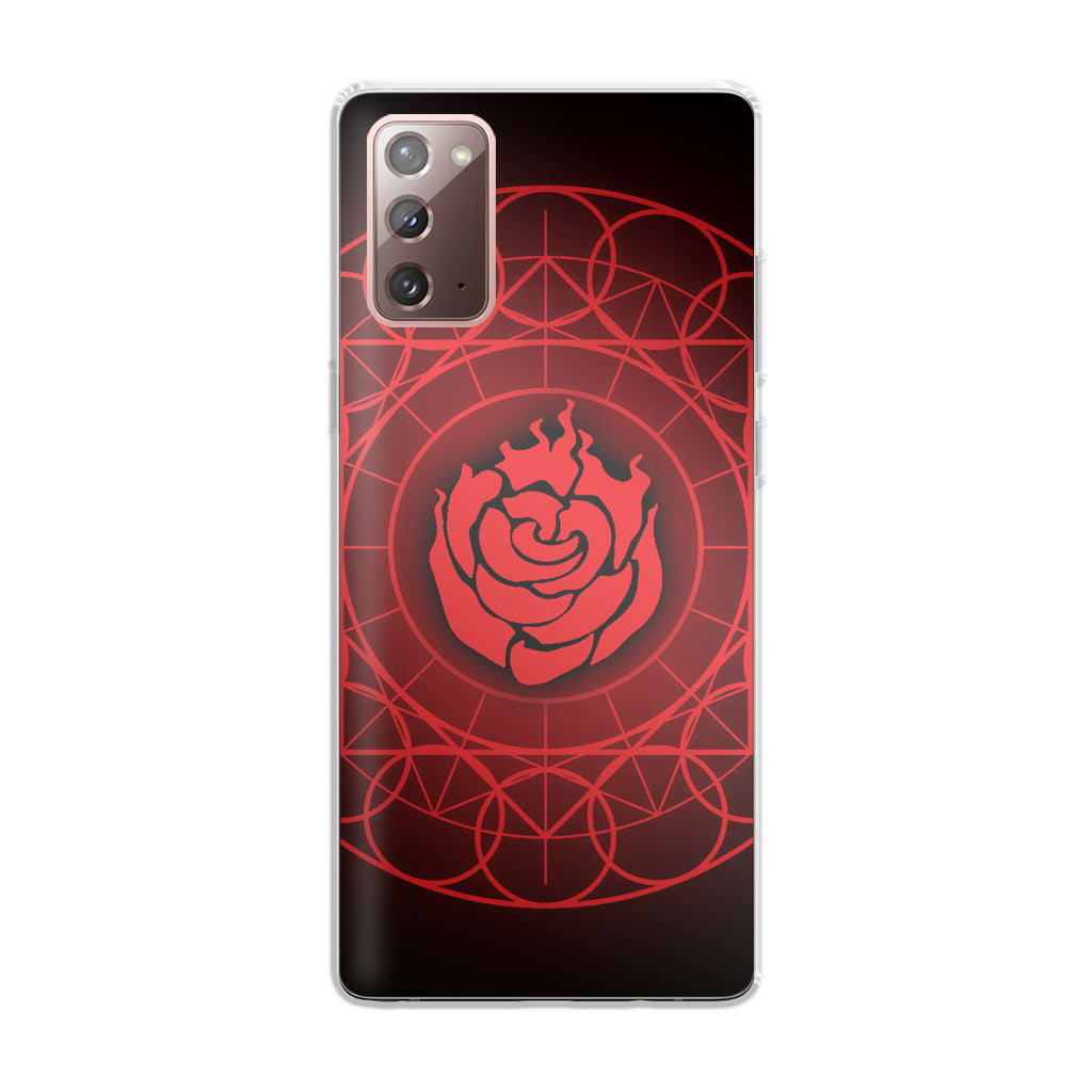 Ruby Rose Symbol RWBY Galaxy Note 20 Case