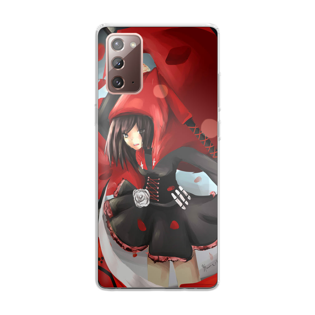 RWBY Ruby Rose Galaxy Note 20 Case