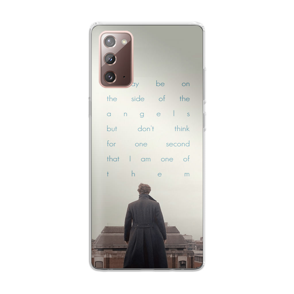 Sherlock Holmes Quote Galaxy Note 20 Case