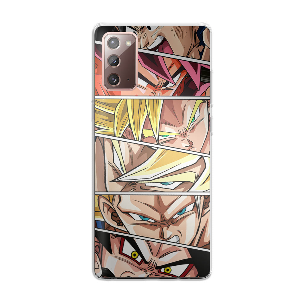 Son Goku Forms Galaxy Note 20 Case