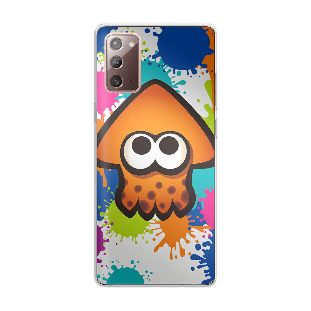 Splatoon Squid Galaxy Note 20 Case