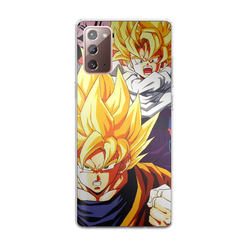 Super Saiyan Goku And Gohan Galaxy Note 20 Case