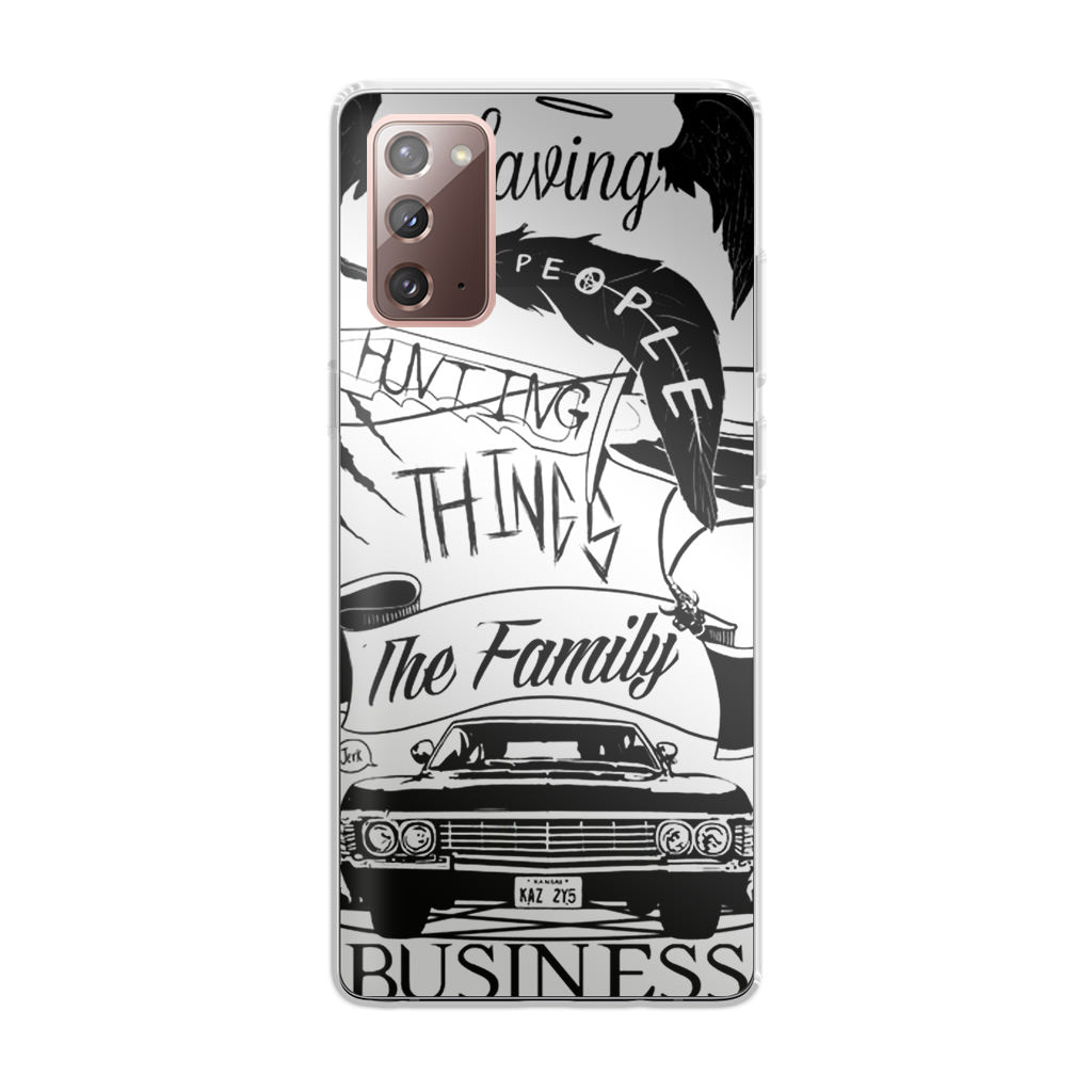 Supernatural Family Business Saving People Galaxy Note 20 Case – Customilo
