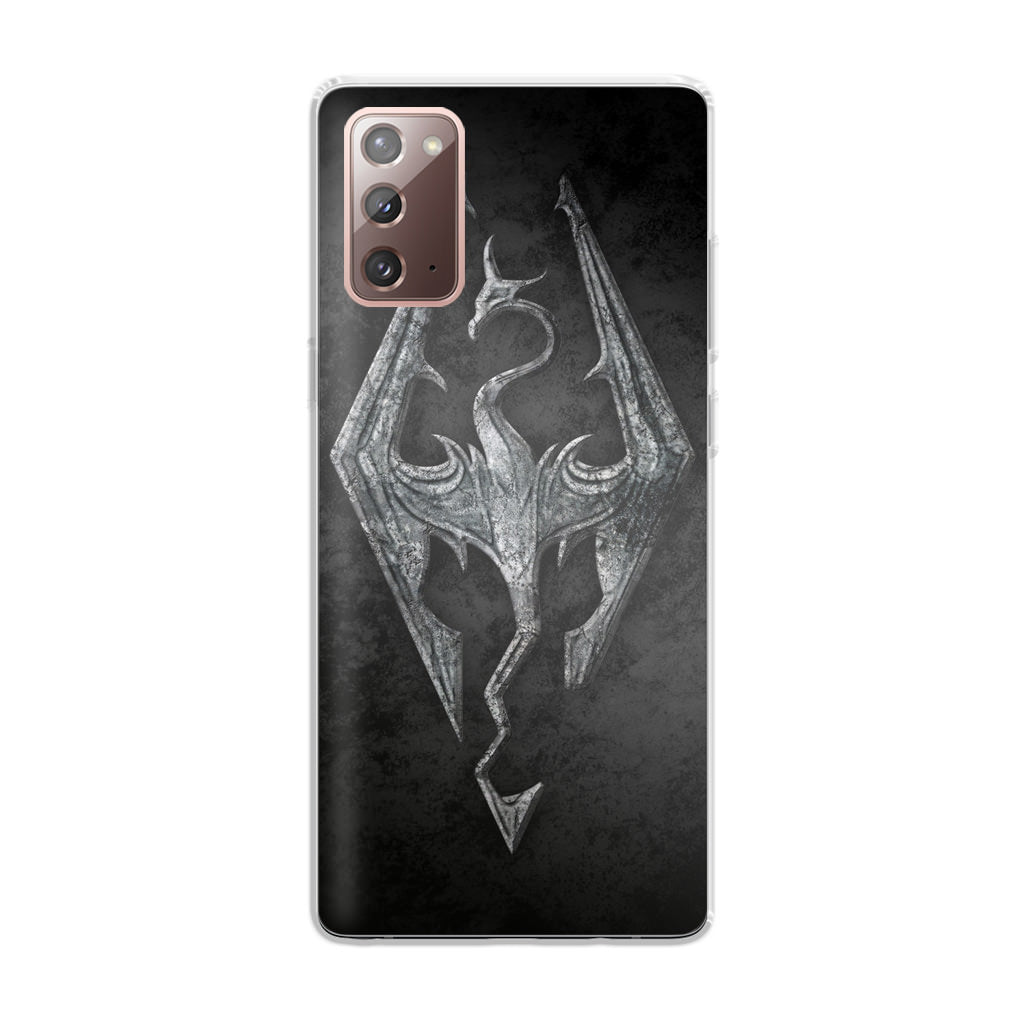 The Elder Scrolls V Skyrim Logo Galaxy Note 20 Case