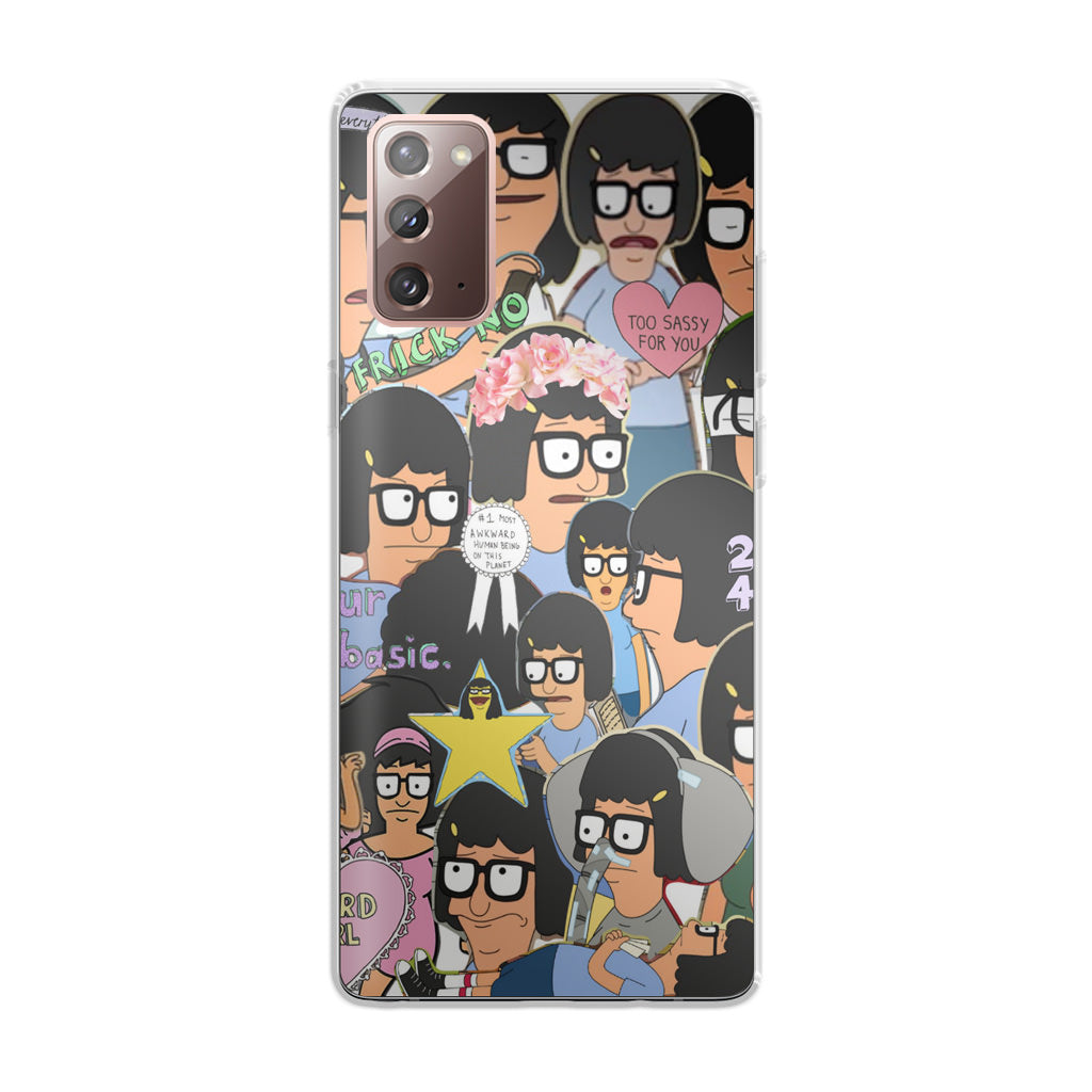 Tina Belcher Collage Galaxy Note 20 Case