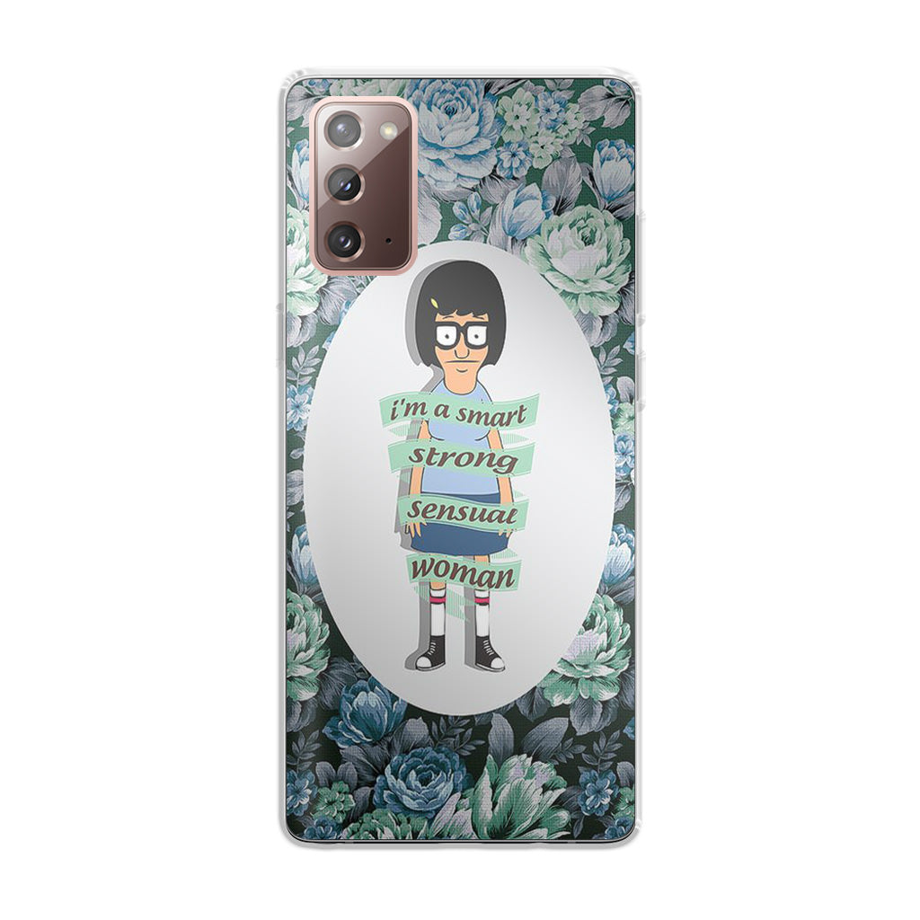 Tina Belcher Flower Woman Quotes Galaxy Note 20 Case