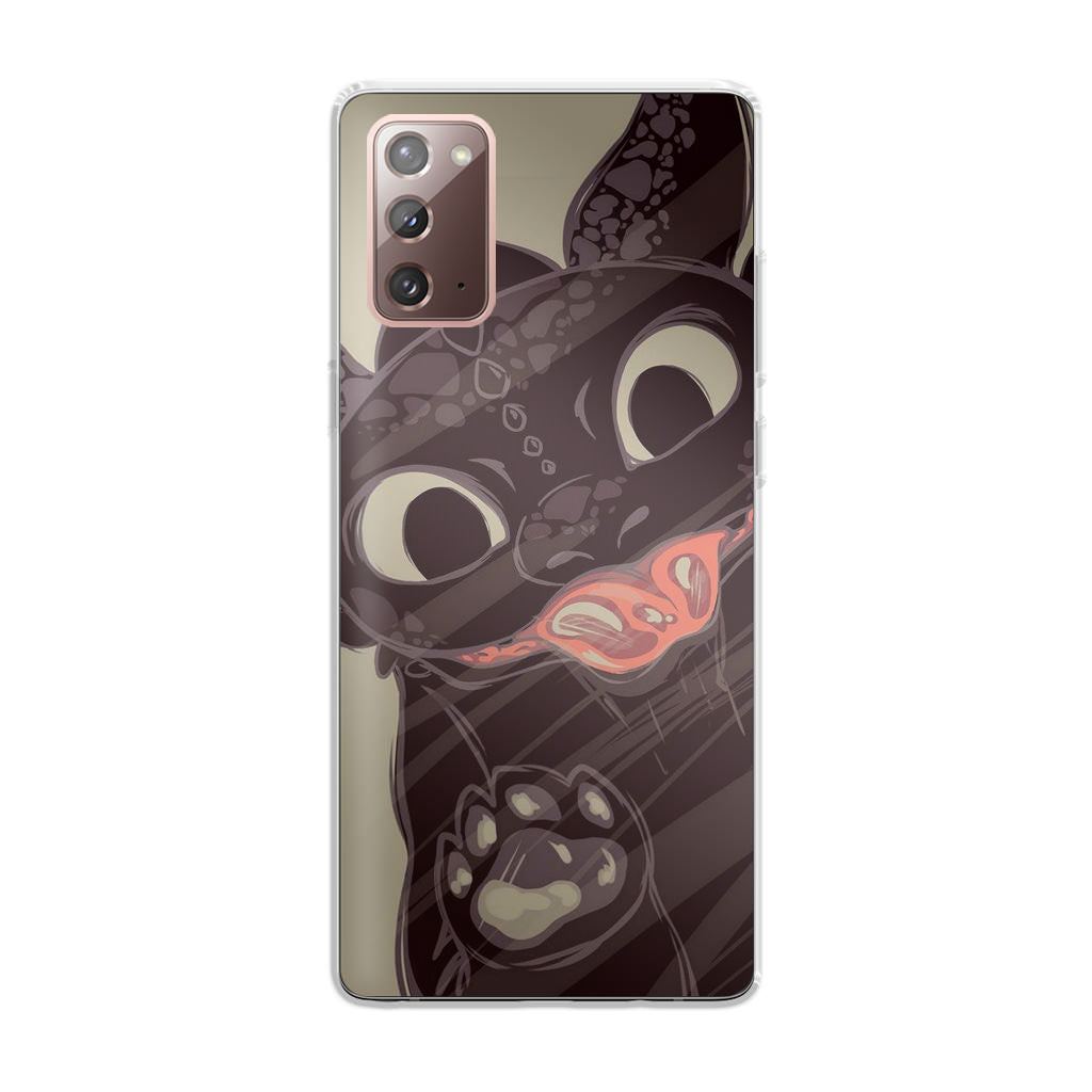 Toothless Dragon Art Galaxy Note 20 Case